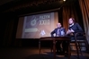 А. Шелупанов и ведущая телеканала «Россия 24», соавтор программы «Идеи, меняющие мир» Э. Закамская. Фестиваль «Разум XXI век», 2013 г.