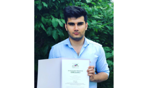 Afghanistan Student Becomes First Enrollee in 2019 Admission Campaign