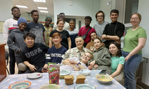 Russian and International Students Gather for a Manti-Making Master Class