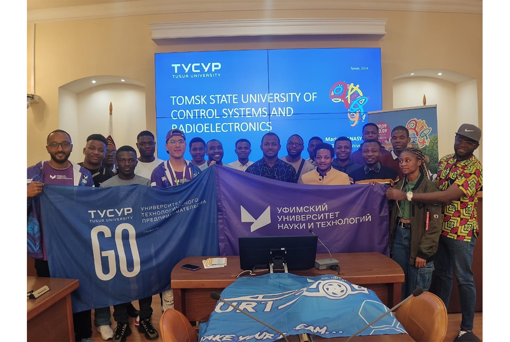 African Students from Russian Universities Complete an Advanced Training Course at TUSUR