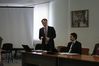 Заключительное совещание по результатам второго этапа аудита. Докладывают А. П. Шалаев и Д. К. Скатников