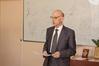 заведующий кафедрой Г. С. Шарыгин рассказал об истории праздника, о личности первого космонавта Ю. А. Гагарина