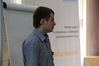 Директор СБИ "Дружба" Антон Титков презентует опыт СБИ "Дружба" в бизнес-инкубаторе Высшей школы экономики