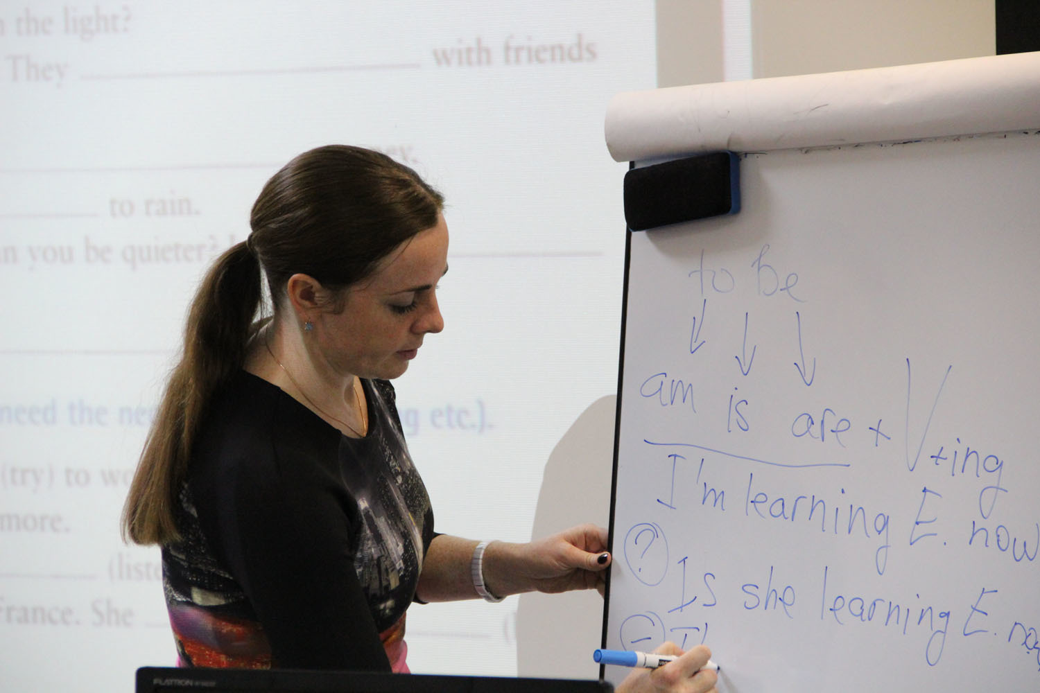 С середины октября у сотрудников и преподавателей Института инноватики ТУСУРа начались занятия по английскому языку