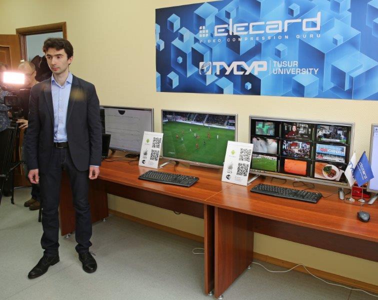В технологическом бизнес-инкубаторе ТУСУР группа компаний «Элекард» открыла совместную с вузом учебно-научную лабораторию обработки и трансляции мультимедийных данных