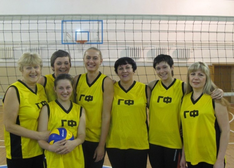 Команда ГФ - 1 место, волейбол, женщины