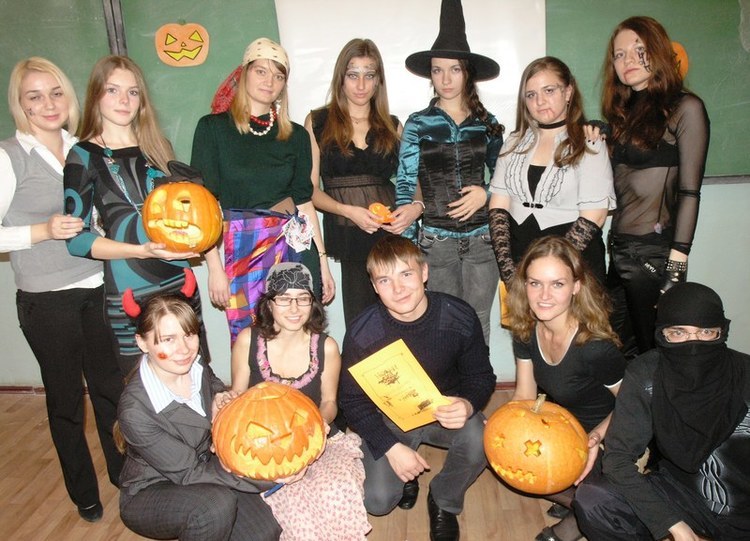Празднование Halloween на кафедре иностранных языков