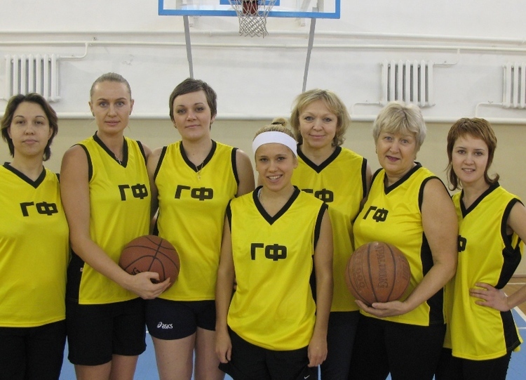Команда ГФ - 1 место, баскетбол, женщины