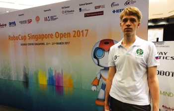TUSUR student has participated in the RoboCup Singapore Open